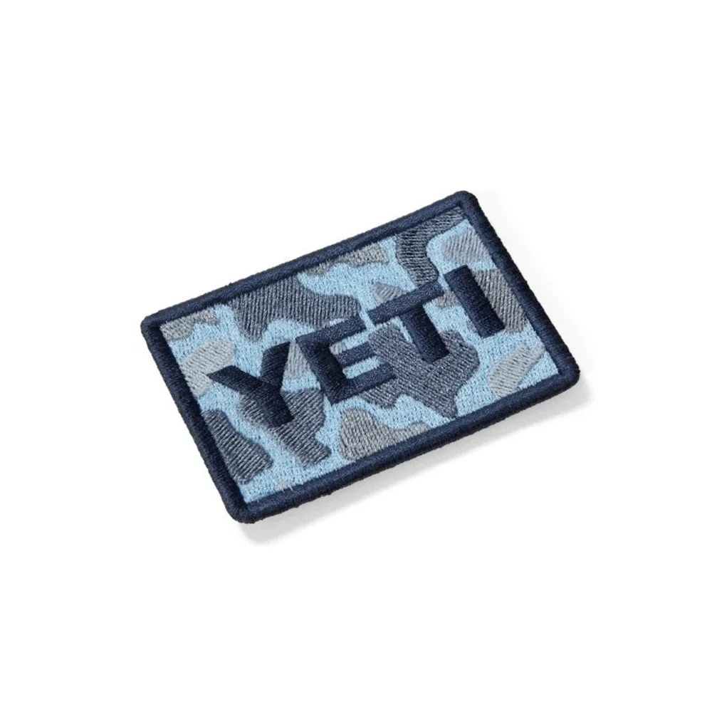 RARE 🔥 New YETI Blue Camo Patch  LIMITED RELEASE UNOPENED SEALED IN‎ HAND! - Picture 2 of 3